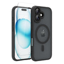 iPhone 17 Pro Max translucent matte magnetic case pink