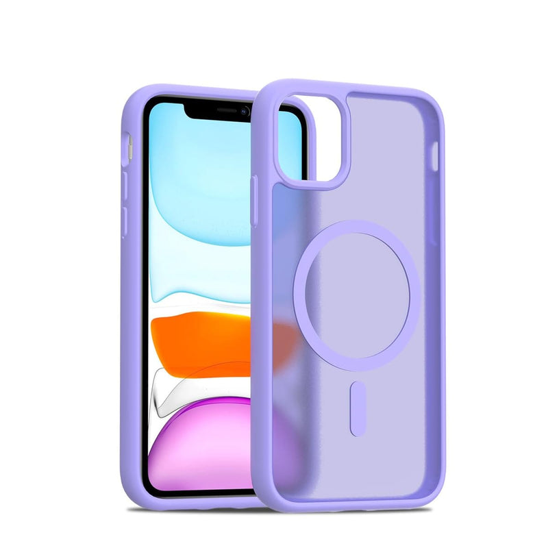 iPhone 17 Pro Max translucent matte magnetic case pink