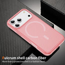 iPhone 17 Pro Max translucent matte magnetic case pink