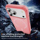 iPhone 17 Pro Max translucent matte magnetic case pink