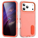 iPhone 17 Series Rugged PC + Silicone Phone Case with Holder
