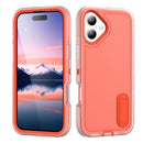 iPhone 17 Series Rugged PC + Silicone Phone Case with Holder