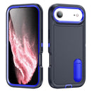 iPhone 17 Series Rugged PC + Silicone Phone Case with Holder