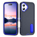 iPhone 17 Series Rugged PC + Silicone Phone Case with Holder