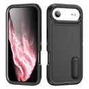 iPhone 17 Series Rugged PC + Silicone Phone Case with Holder