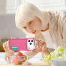 iPhone 17 Series Rugged PC + Silicone Phone Case with Holder