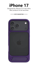 iPhone 17 Strong Magnet Shock Resistance Magnetic Kickstand Case