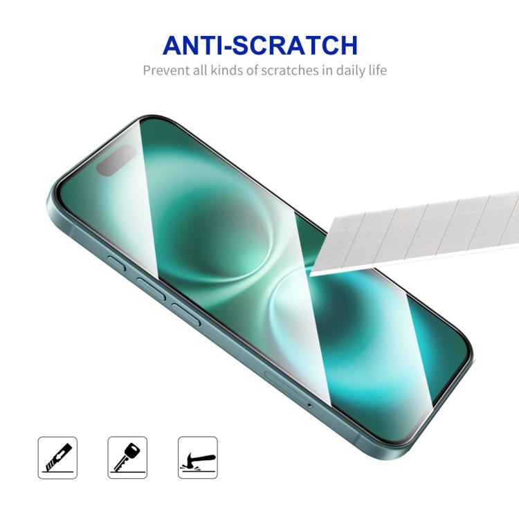 iPhone 17 Thickened Glue No White Edge High Aluminum - silicon Tempered Glass Film