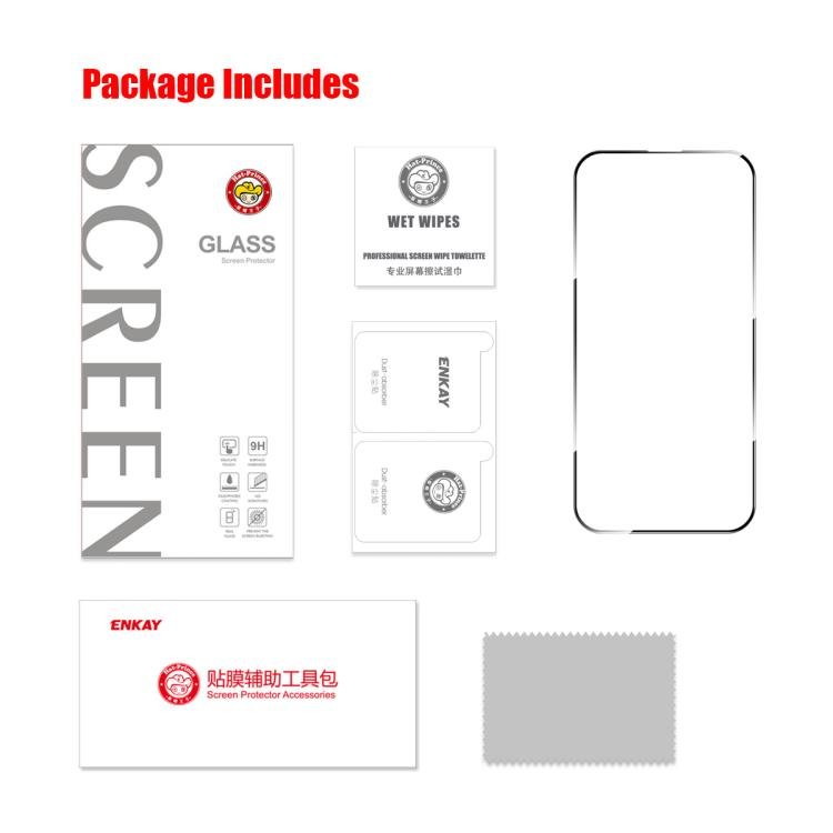 iPhone 17 Thickened Glue No White Edge High Aluminum - silicon Tempered Glass Film