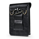 iPhone 18 Fold Belt Clip Holster PU Leather Waist Bag