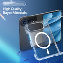 iPhone 18 Fold Clear Case with 38-Magnet Ring and Air-Cushion Corners