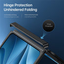 iPhone 18 Fold Magnetic Case with Hinge Guard and Raised Camera Frame