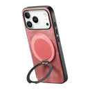 iPhone 18 Pro Max Leather Kickstand Case