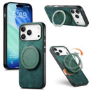 iPhone 18 Pro Max Leather Kickstand Case