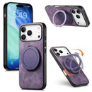 iPhone 18 Pro Max Leather Kickstand Case