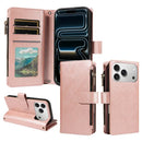 iPhone 18 Pro Zipper Wallet Card Case