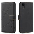 iPhone 6/7/8 Plus XR & XS Max Geometric Pattern Leather Phone Case