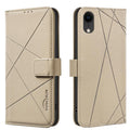 iPhone 6/7/8 Plus XR & XS Max Geometric Pattern Leather Phone Case