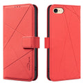 iPhone 6/7/8/11/12/13 Series Geometric Pattern Leather Phone Case