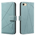 iPhone 6/7/8/11/12/13 Series Geometric Pattern Leather Phone Case