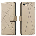 iPhone 6/7/8/11/12/13 Series Geometric Pattern Leather Phone Case