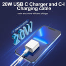 Iphone Charger Fast Charging 2 Pack Type C Wall Charger Block with 2 Pack