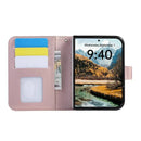 iPhone Duo 3D Rhombus Grid Wallet Case