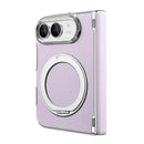 iPhone Duo Automatic Rebound Hinge Litchi Leather Case