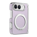 iPhone Duo Automatic Rebound Hinge Litchi Leather Case