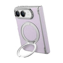 iPhone Duo Automatic Rebound Hinge Litchi Leather Case