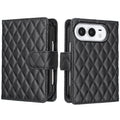 iPhone Duo BF Style-14 Case Rhombus Phone Leather Cover Stand