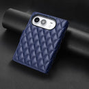 iPhone Duo BF Style-14 Case Rhombus Phone Leather Cover Stand