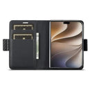 iPhone Duo Carbon Fiber Texture Wallet Case