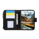 iPhone Duo Card Slot Leather Shoulder Strap Case