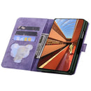 iPhone Duo Cherry Blossom Cat Leather Case