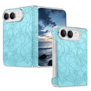 iPhone Duo Embossed Floral Electroplated Case