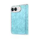 iPhone Duo Embossed Floral Electroplated Case