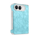 iPhone Duo Embossed Floral Electroplated Case