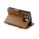 iPhone Duo Floral Leather Zipper Wallet Case