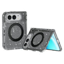iPhone Duo Glitter Powder Magnetic Kickstand Case