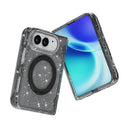 iPhone Duo Glitter Powder Magnetic Kickstand Case