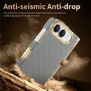 iPhone Duo Grid Leather Dual-Axis Hinge Case