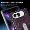 iPhone Duo Leather Coated Rotating Kickstand Case