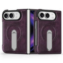 iPhone Duo Leather Coated Rotating Kickstand Case