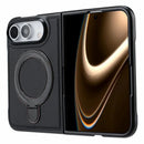 iPhone Duo Leather Coated Shockproof Kickstand Case