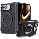 iPhone Duo Leather Coated Shockproof Kickstand Case