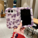 iPhone Duo Leopard Fluffy Winter Case