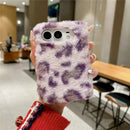 iPhone Duo Leopard Fluffy Winter Case