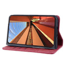 iPhone Duo Lines Pattern Leather Wallet Strap Case