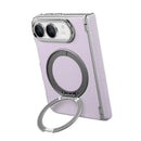 iPhone Duo Litchi Leather Shockproof Kickstand Case